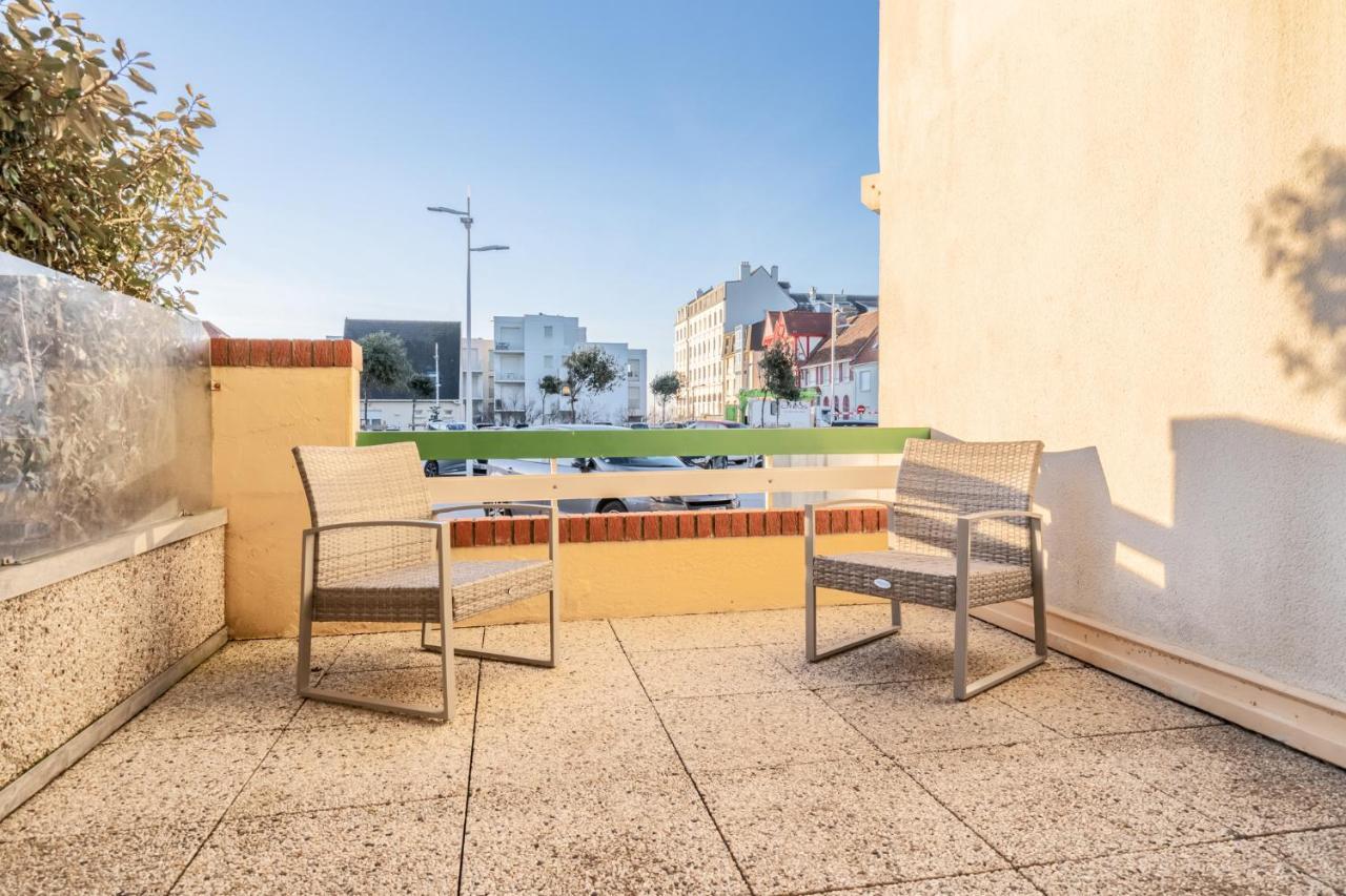 Agreable Appartement Et Terrasse A 2 Pas De La Mer Вімере Екстер'єр фото