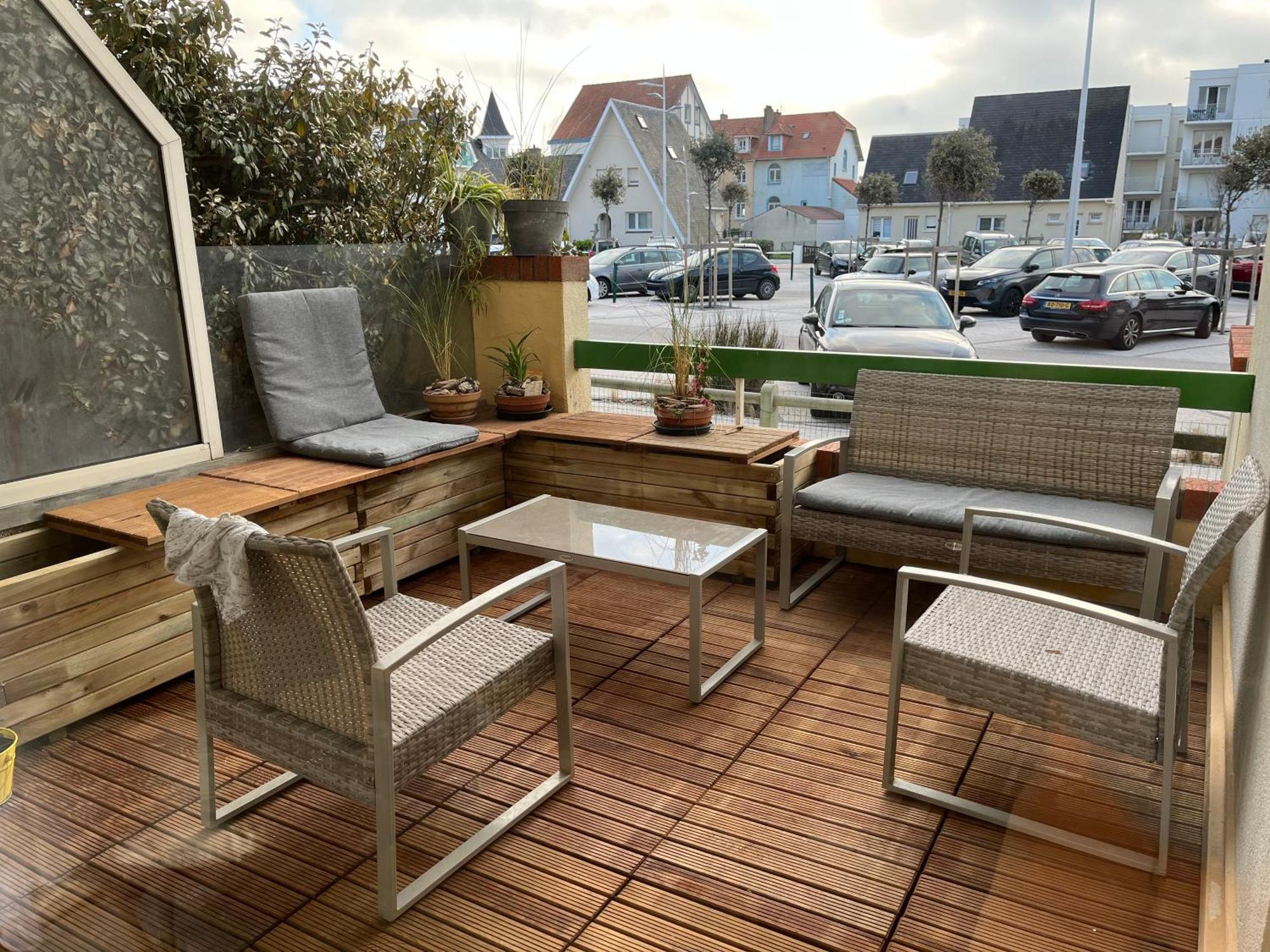 Agreable Appartement Et Terrasse A 2 Pas De La Mer Вімере Екстер'єр фото