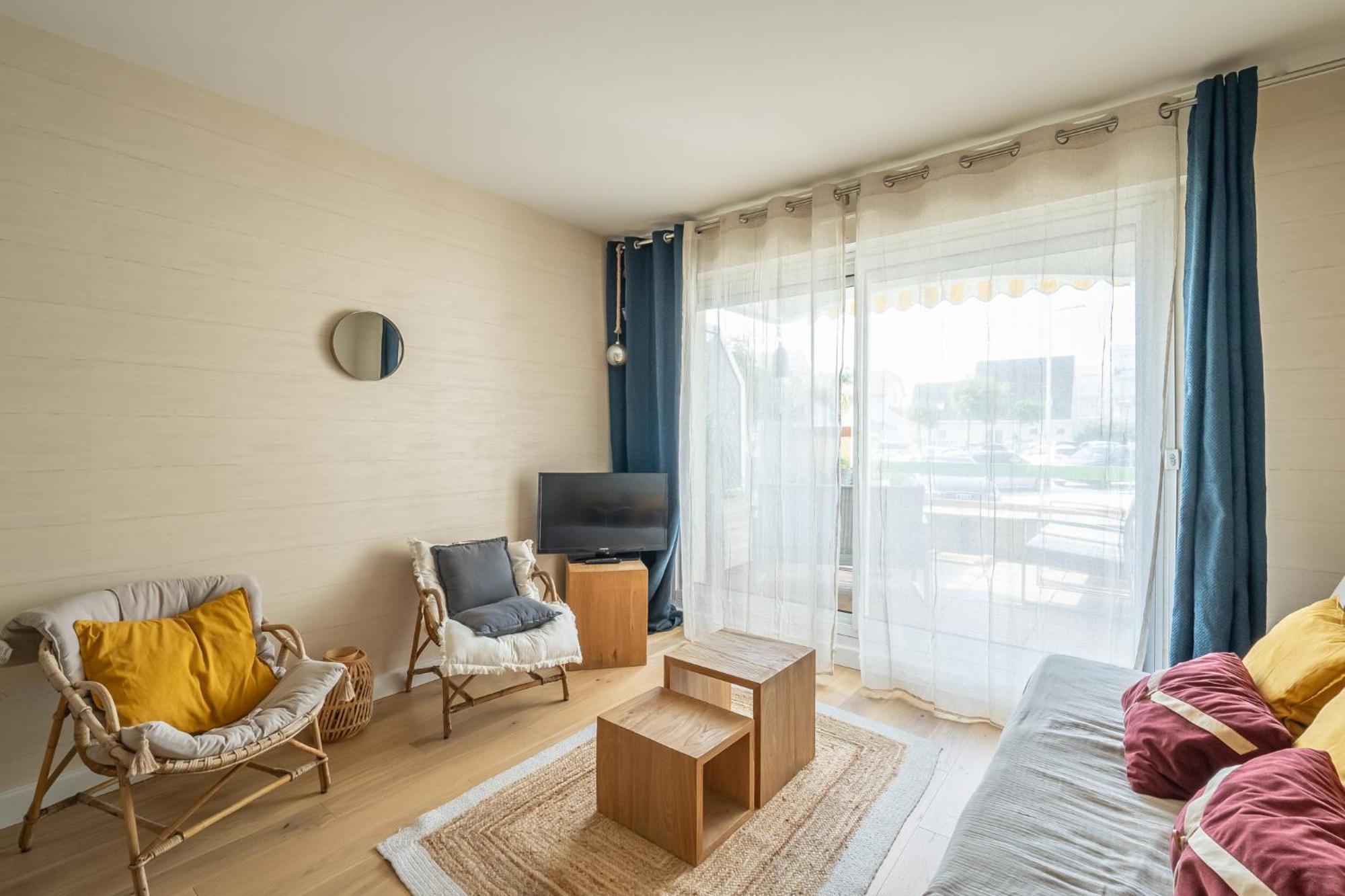 Agreable Appartement Et Terrasse A 2 Pas De La Mer Вімере Екстер'єр фото